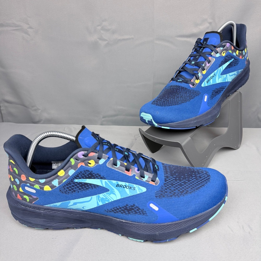 Brooks Launch 9 Mens Running Shoes Blue Multi Color 1103861D462 Size 14